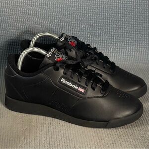 Reebok Women's Princess Casual Sneakers‎ Black Size 9 New
